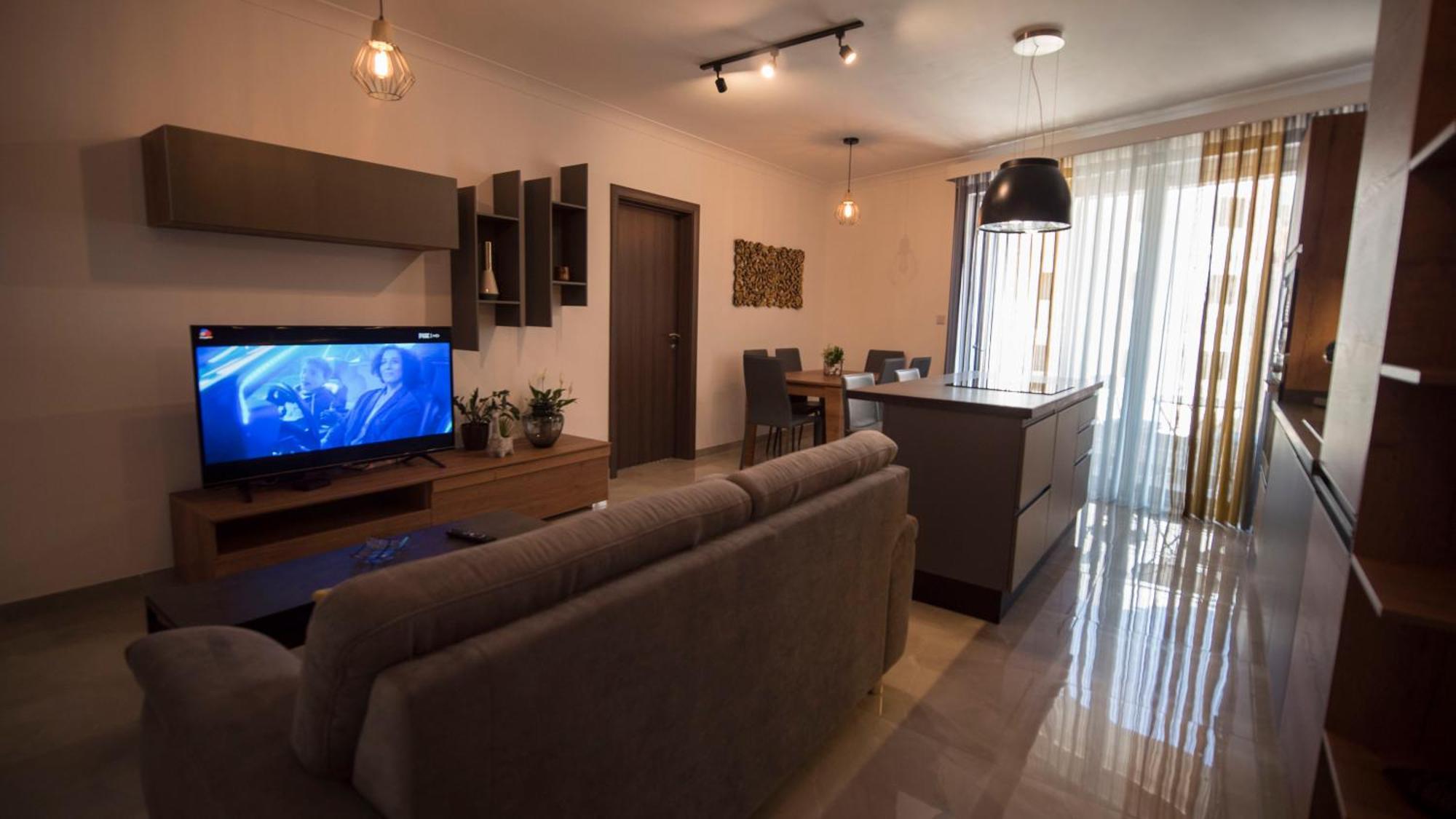 Msiebah Court San Gwann Modern Apt Near Sliema And St Julians Eksteriør bilde